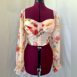 Anna Grace Corset Crop Top